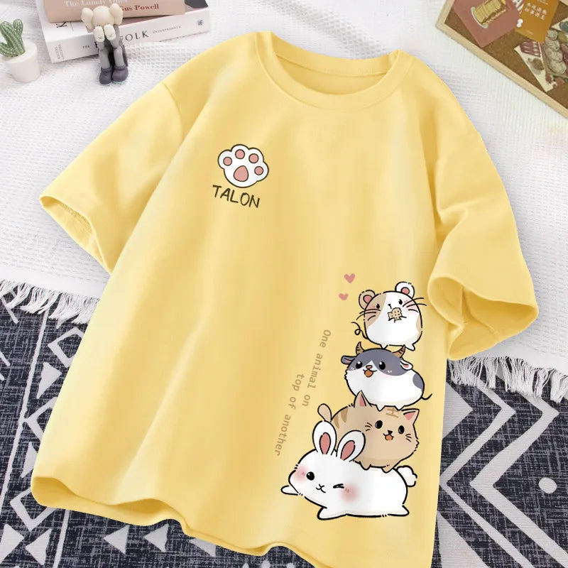 Cute Animal Stack T-Shirt