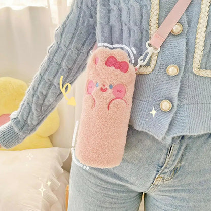 Plush Friends Water Bottle Cover Bags