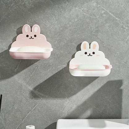 Pink Bunny Soap Holder