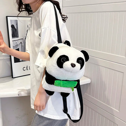 Small Plush Panda Backpack