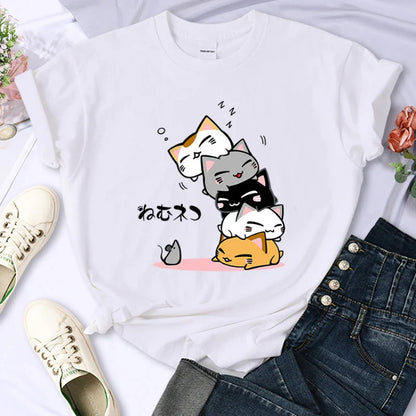 Cute Sleepy Cats T-Shirt