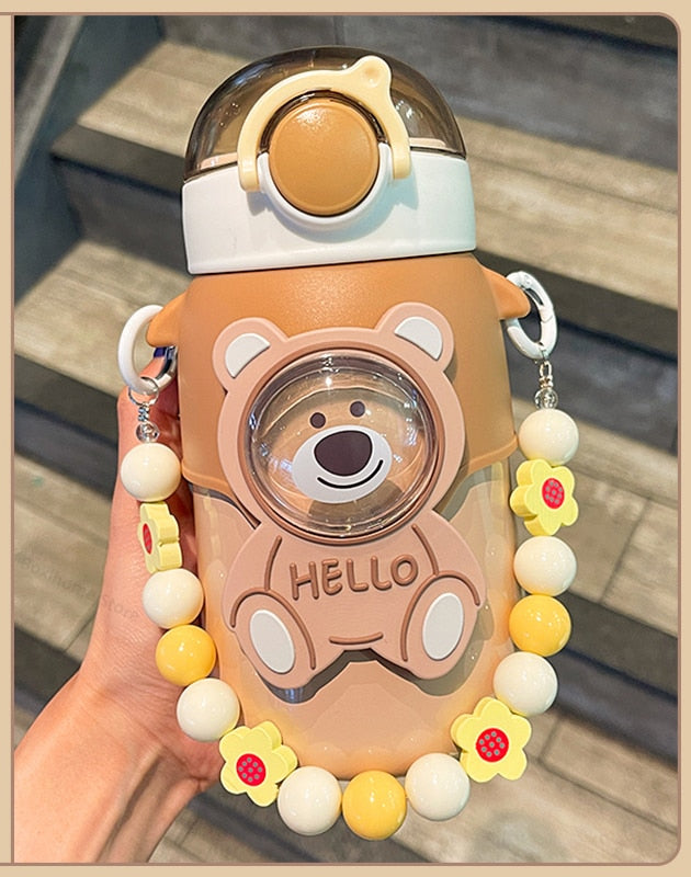 Cute Animal Stainless Steel Water Bottle