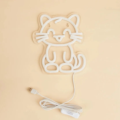 Cute Cat Neon Light