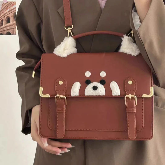 Red Panda Crossbody Bag