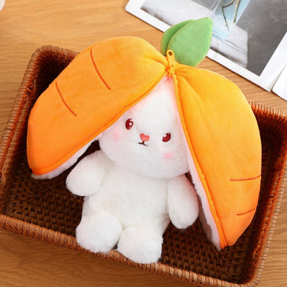 Carrot and Strawberry Bunny Plushies