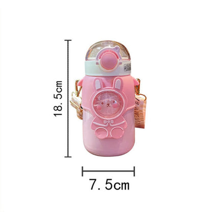 Cute Animal Stainless Steel Water Bottle