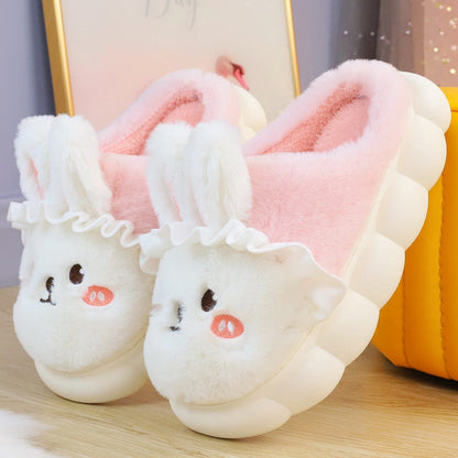 Plush Bunny Platform Slides