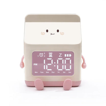 Cute Milk Carton Alarm Clock