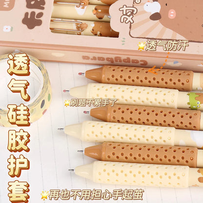 Cute Capybara Gel Pens