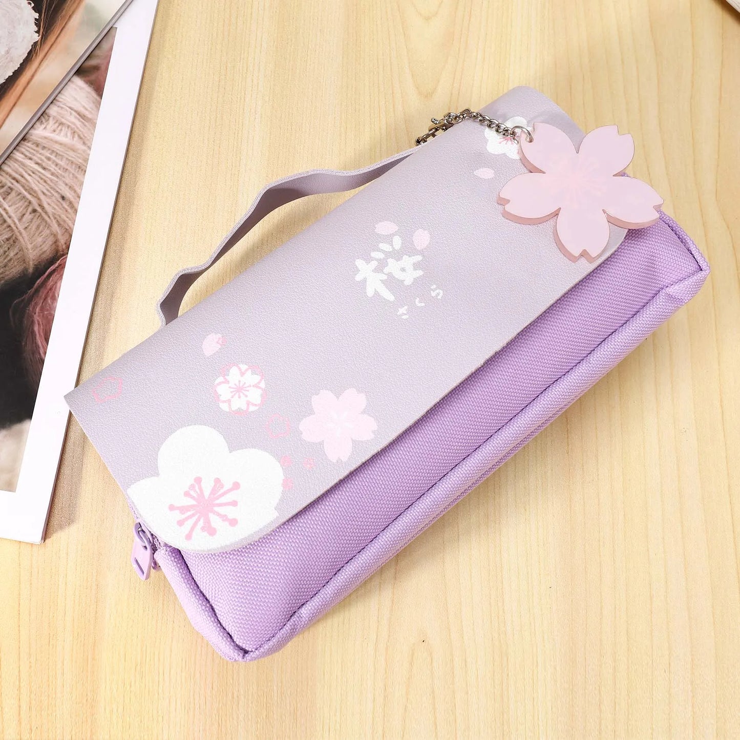 Cherry Blossom Pencil Case