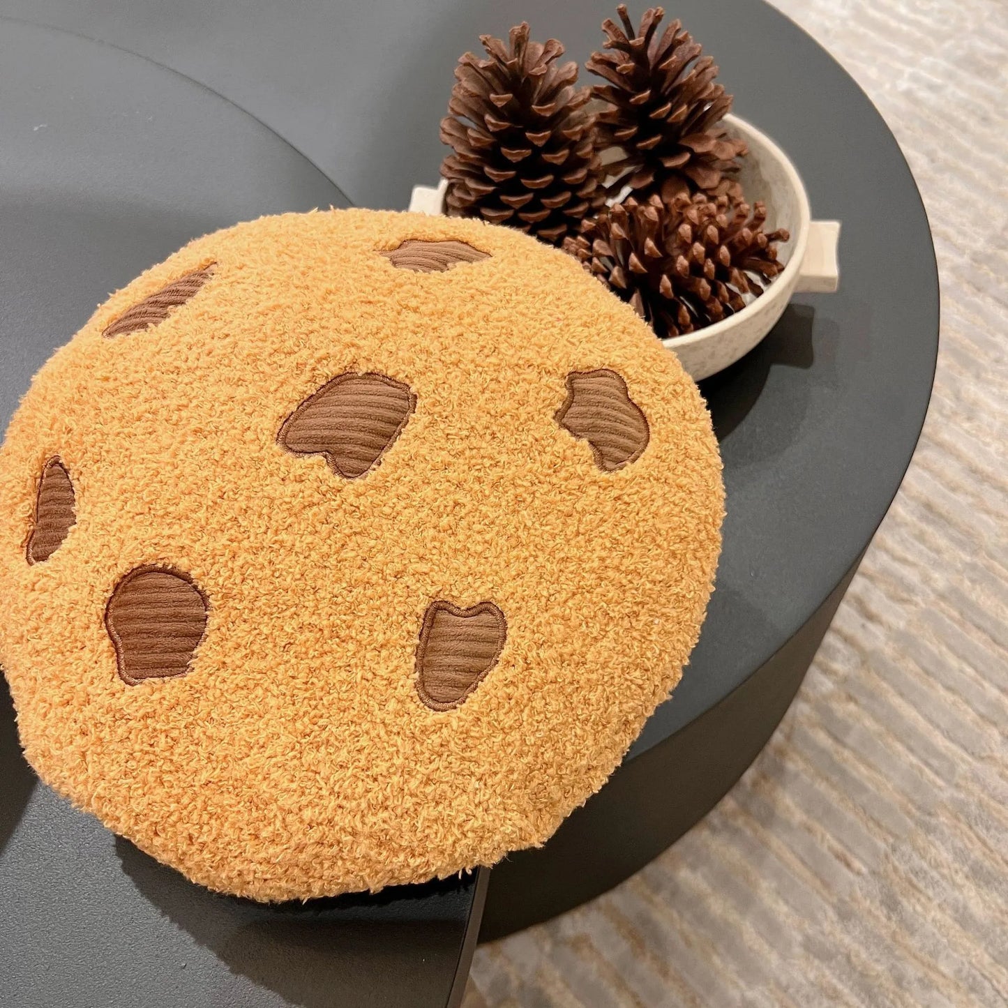 Chocolate Chip Cookie Plushie Pillow