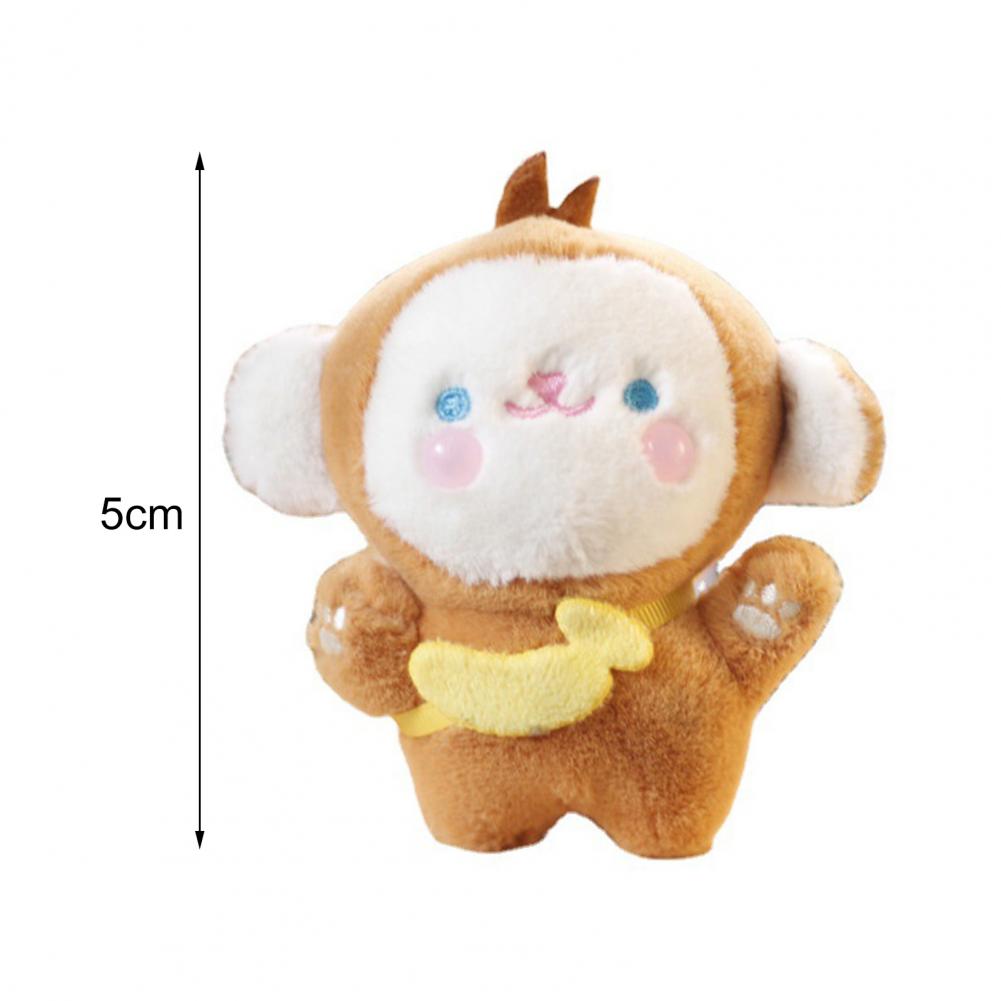 Plush Monkey Keychain