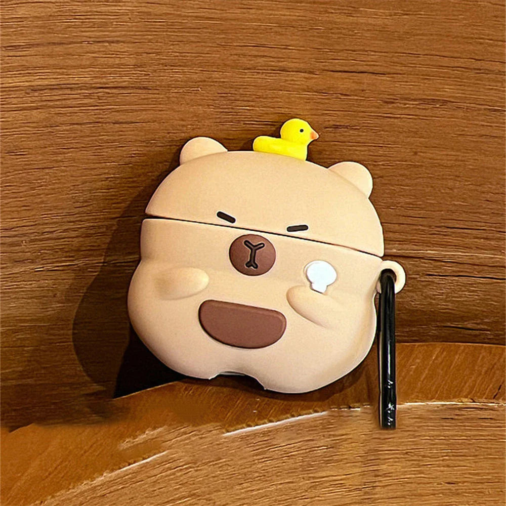 Kawaii Capybara AirPods Case