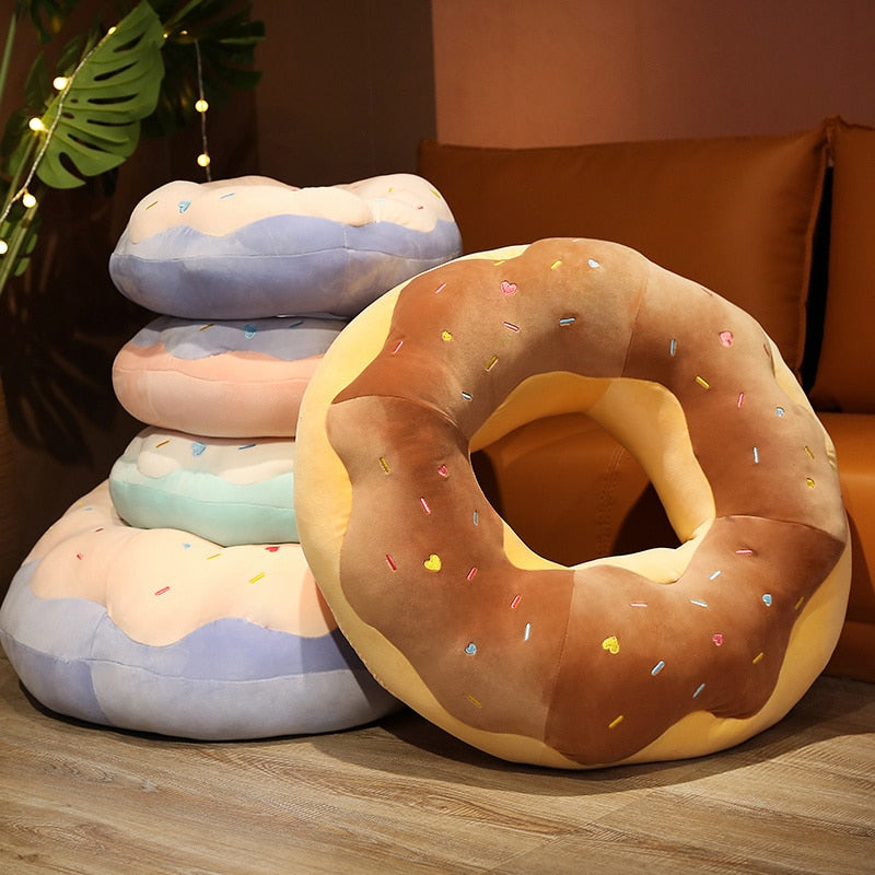Donutförmiges Sitzkissen