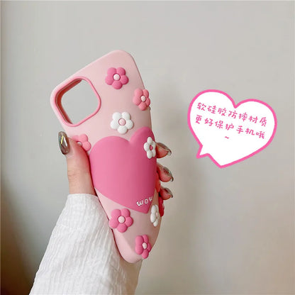 Sakura Heart iPhone Case