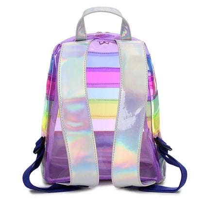 Clear Rainbow Backpack