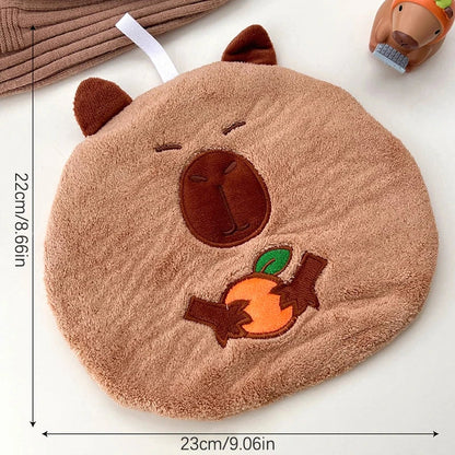 Cute Capybara Hand Towels