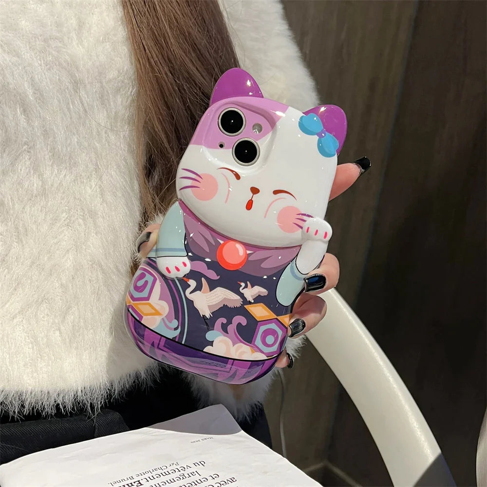 Kimono Cat iPhone Case