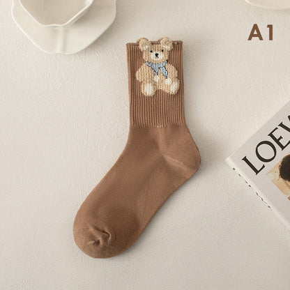 Harajuku Teddybär-Socken