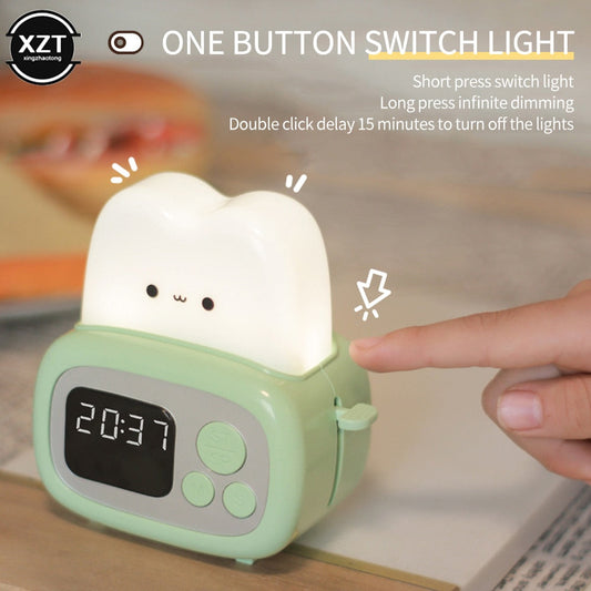 Toaster Alarm Clock Night Light