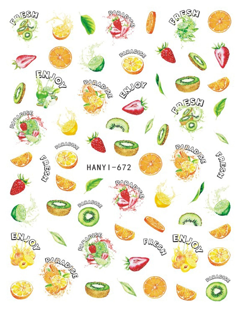 Nail Art Fruit Decals