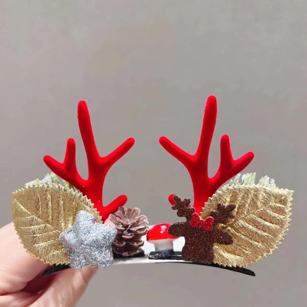 Reindeer Hair Clips
