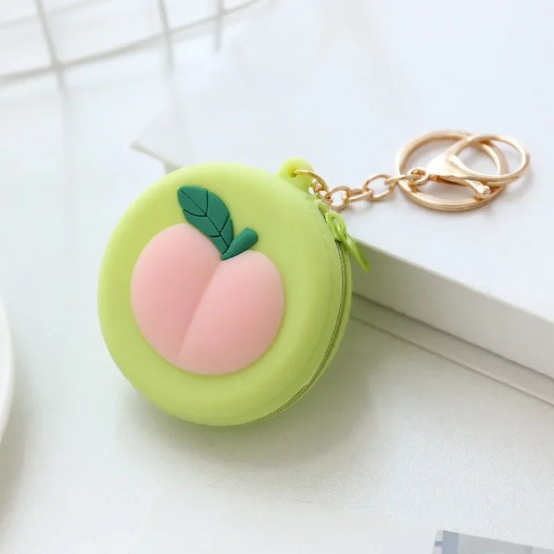 Round Silicone Coin Purses