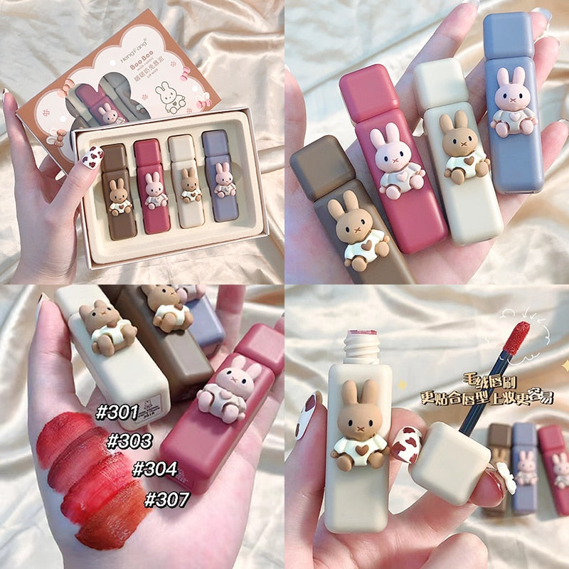 Bunny Matte Lip Gloss Set