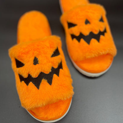 Halloween Pumpkin Slippers