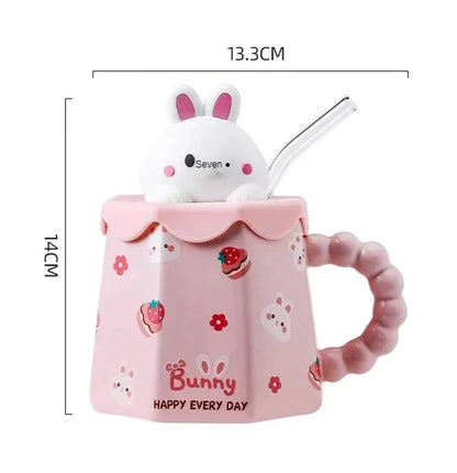 Bunny, Bear, & Panda Mugs