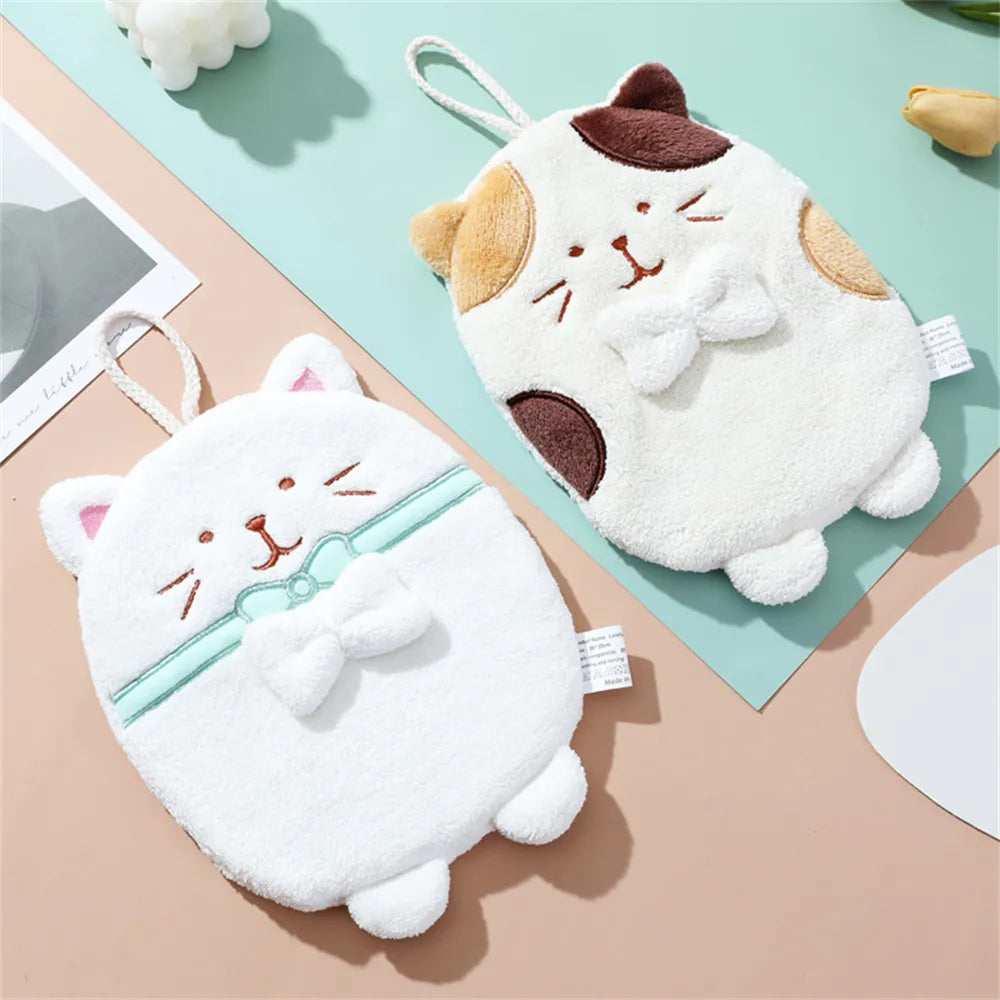 Dapper Cat Hand Towels