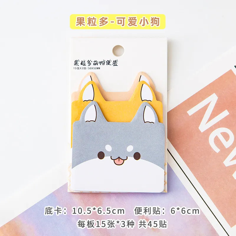 Kawaii Animal Sticky Notes