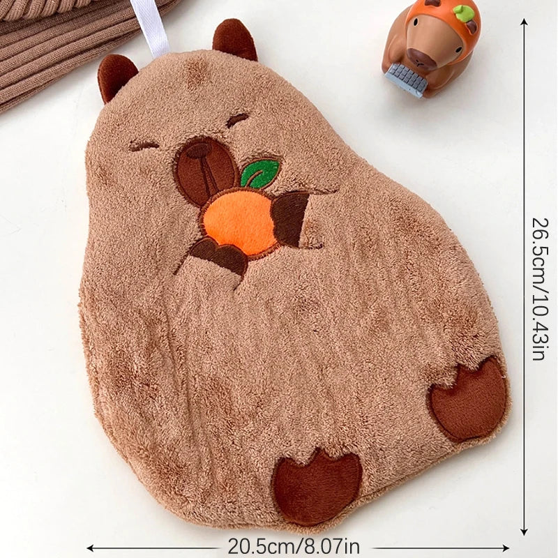 Cute Capybara Hand Towels