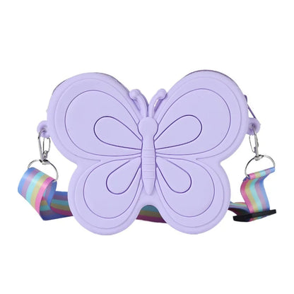 Children's Silicone Butterfly Shoulder Bags