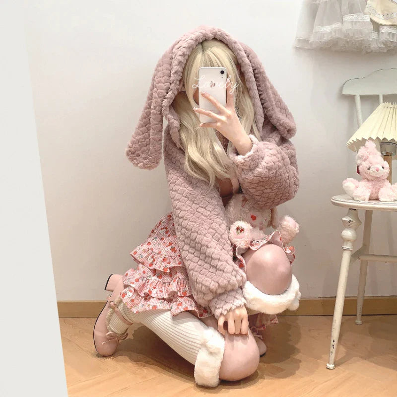 Bunny & Bear Cropped Hooded Cardigans