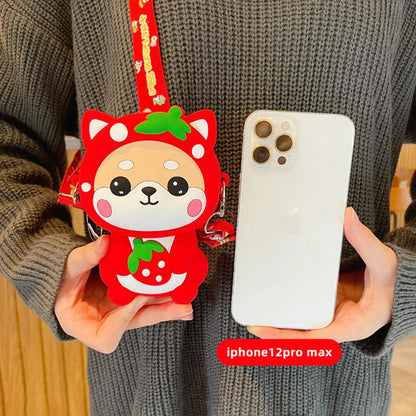 Kawaii Shiba Crossbody Bags