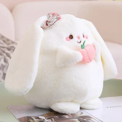 Cute Peach Bunny Plushie