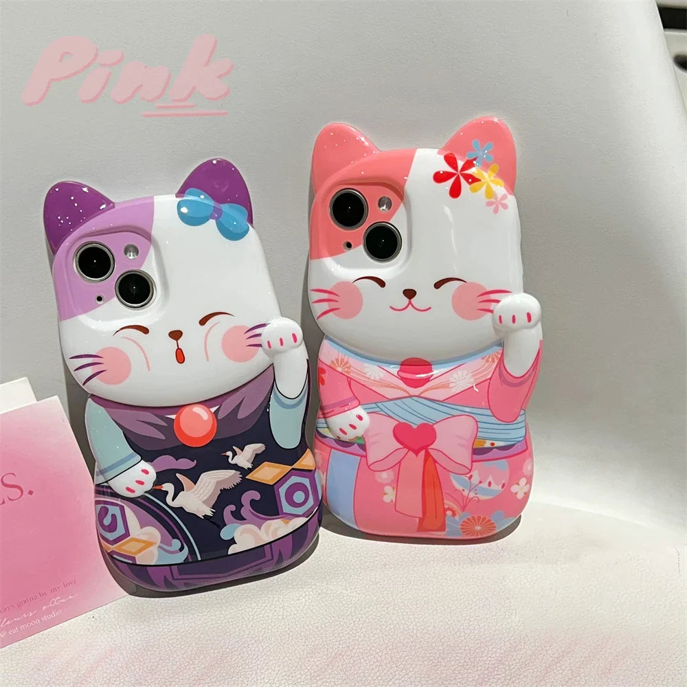 Kimono Cat iPhone Case