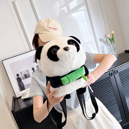 Small Plush Panda Backpack