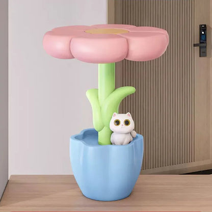 Flower Cat Side Table