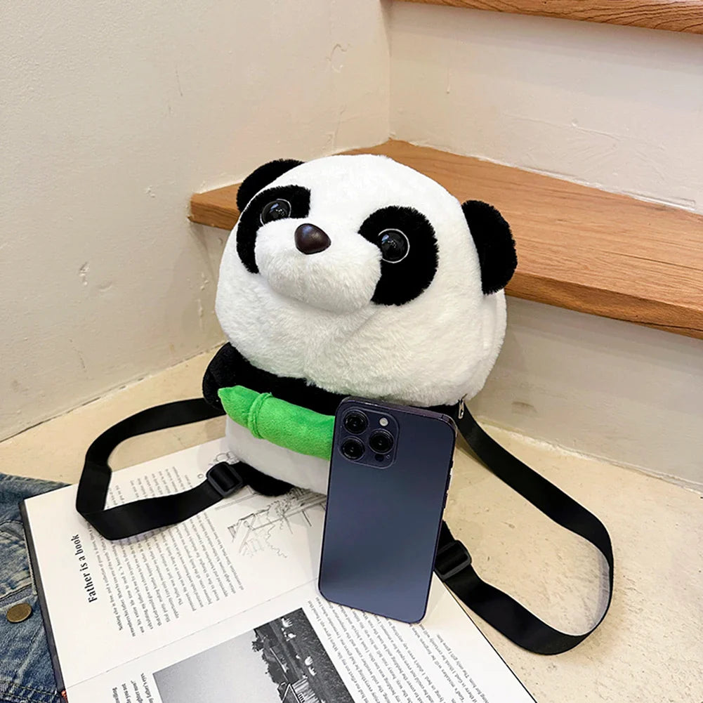 Small Plush Panda Backpack