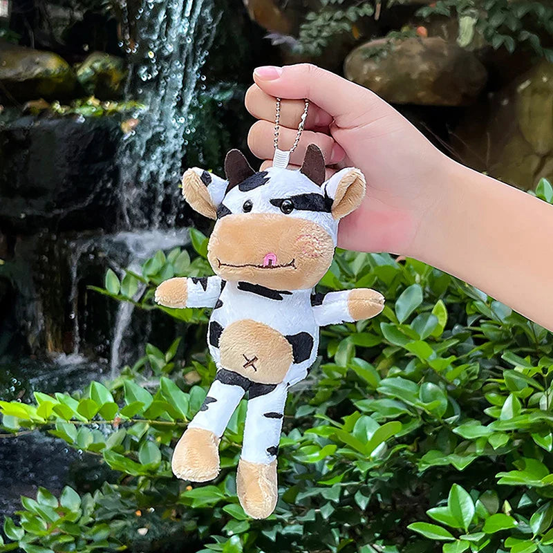 Cow Plush Pendant Keychain