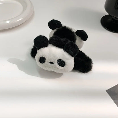 Plush Panda Hair Clip