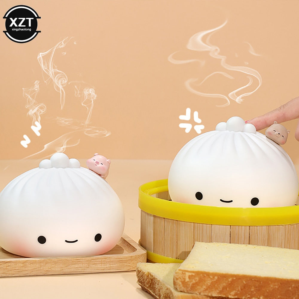 Dumpling Bun LED Night Light