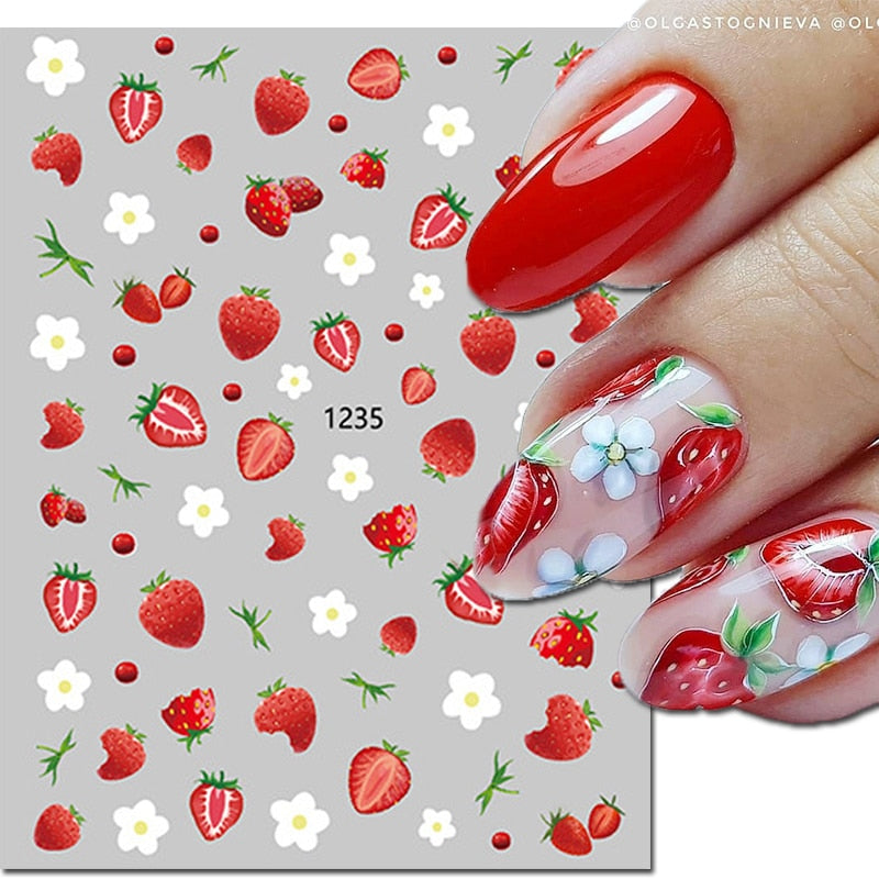 Nail Art Fruit Decals