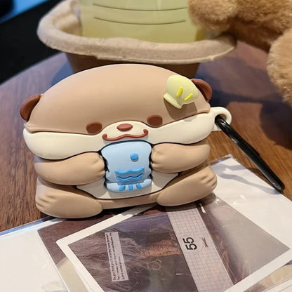 Kawaii Otter AirPods Case