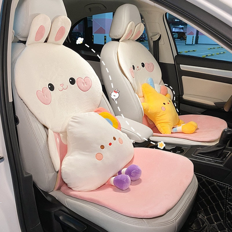 Bunny and Bear Car Seat Covers