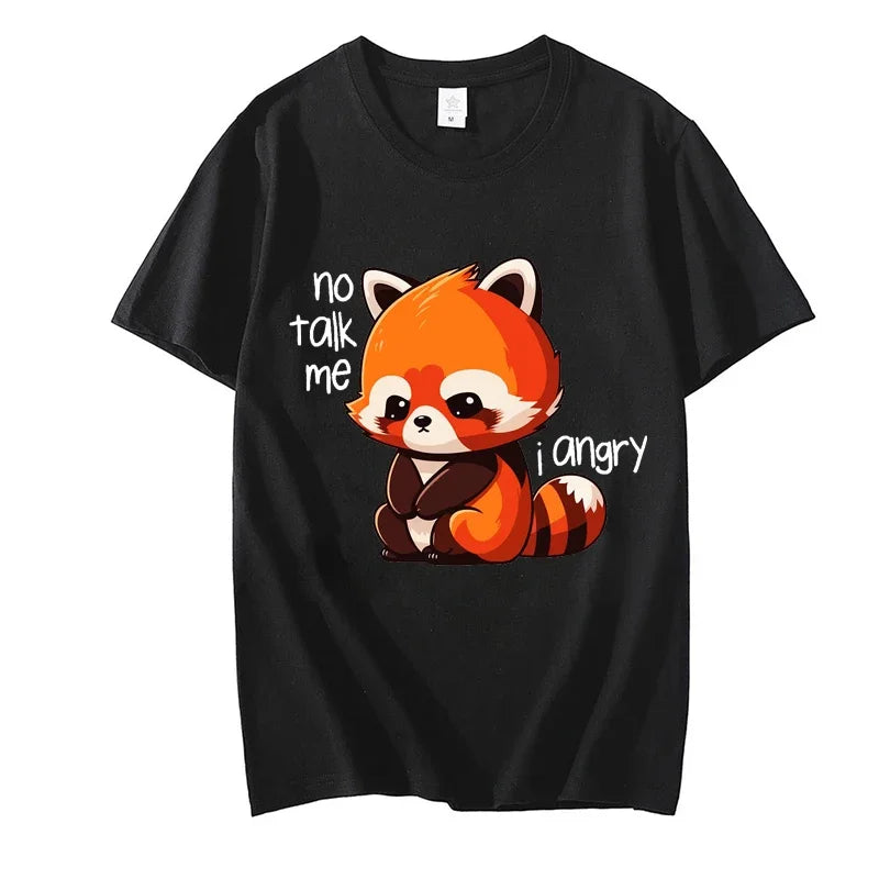 "No Talk Me I Angry" Red Panda T-Shirt