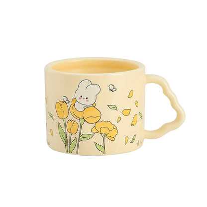 Flower Bunny Mugs