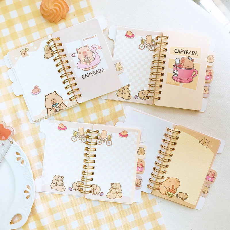 Cute Capybara Mini Notebooks